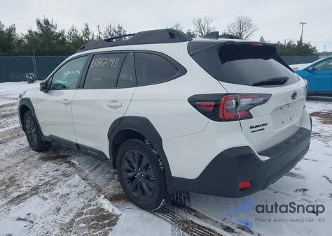 2025 Subaru Outback Onyx Edition z USA, uszkodzony, nr VIN 4S4BTALC2S3209989